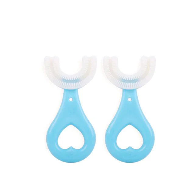 1+1 = 2 PICE U-Shaped Toothbrush for Children & Baby