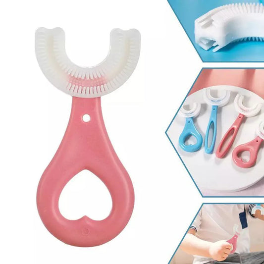 1+1 = 2 PICE U-Shaped Toothbrush for Children & Baby